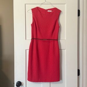 Calvin Klein Rose Pink Dress with belt
